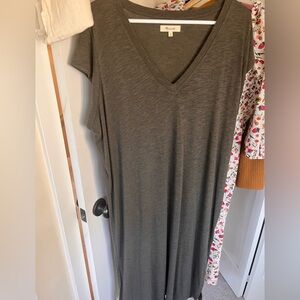 Madewell cotton green dress size 1x